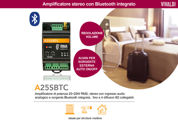 A25SBTC nuovo amplificatore Bluetooth