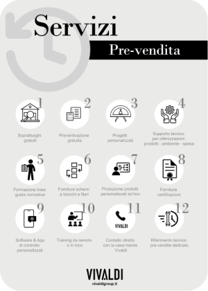 BROCHURE PRE-POST SALES' SERVICES