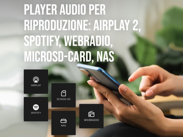 FREETOUCH, the compact and touch audio system