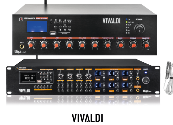 Amplificatori WiFi 100V, progettati per i professionisti.