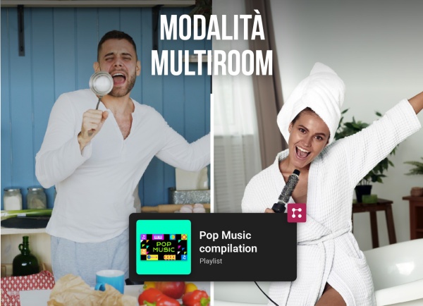 With Freetouch you fill every room with the music you want.