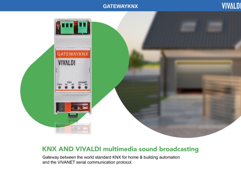 KNX AND VIVALDI MULTIMEDIA SOUND BROADCASTING