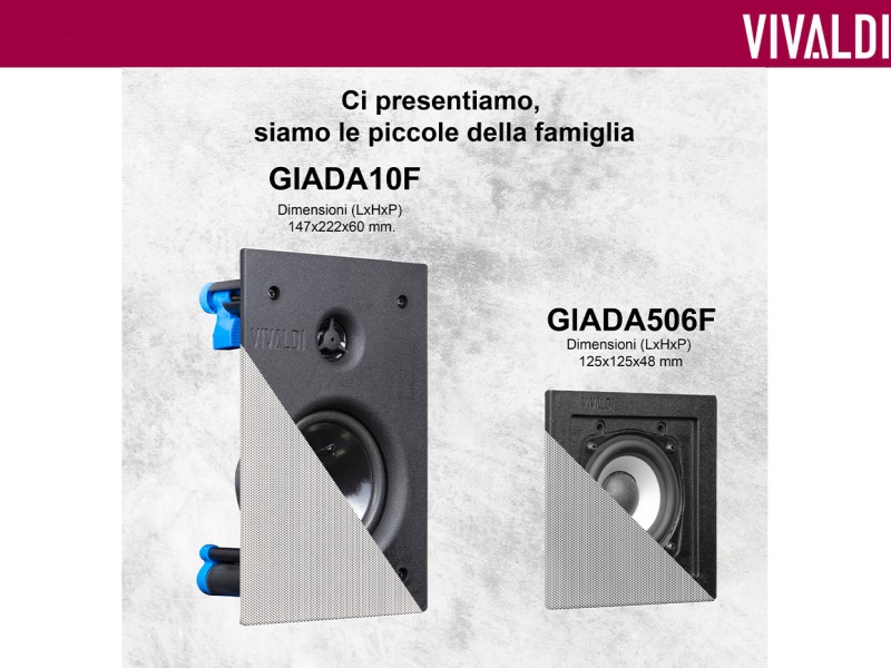 Ecco le piccole della famiglia FRAMELESS: GIADA10F e GIADA506F