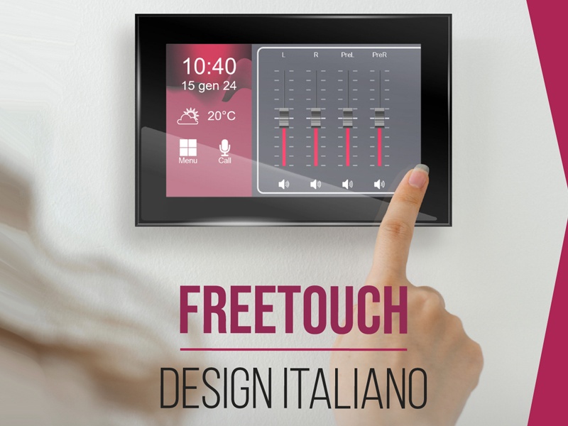 FREETOUCH, design 100% Made in Italy