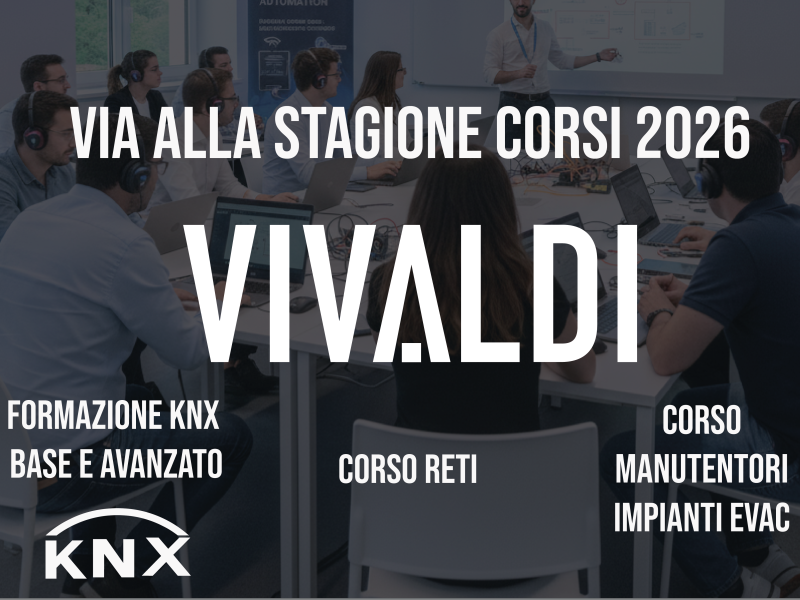 Vivaldi dà il via alla stagione Corsi 2026! 