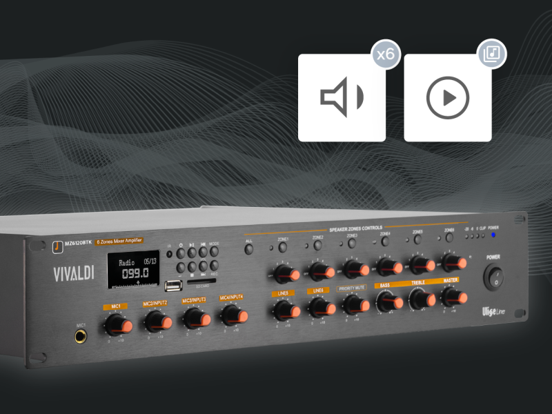 More speakers. More zones. More options.