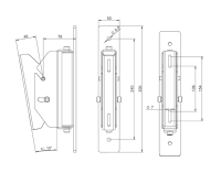 Wall bracket for Qtower speakers
