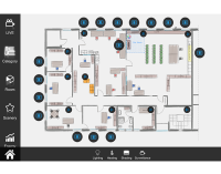 Smart Building control and supervision system, with app control (iOS & Android)