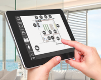 sistema di supervisione e controllo da dispositivi, tramite APP e SOFTWARE manager di controllo per iOS/Android/Windows/MacOSX