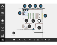 Smart Building control and supervision system, with app control (iOS & Android)