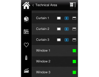 Smart Building control and supervision system, with app control (iOS & Android)