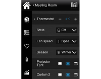 Smart Building control and supervision system, with app control (iOS & Android)