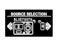 All-in-one flush mount stereo preamplifier and zone controller with multiple sources (Black)