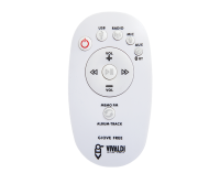 ​All-in-one flush mount stereo preamplifier and zone controller with multiple sources (White)