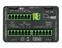 In-wall stand alone amplifier for multiroom audio applications, with Bluetooth, 503-3 modules standard and RS485 control port