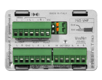 In-wall stand alone amplifier for multiroom audio applications, with Bluetooth, 503-3 modules standard and RS485 control port