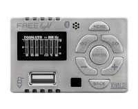 LIGHT variant of the multimedia audio device FREEMK3, all-in-one, stereo amplification, USB and Bluetooth integrated.