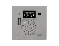 In-wall stand alone amplifier for multiroom audio applications, with Bluetooth 5.0, DAB+, standard 60mm round or square in-wall electrical box, RS485 control port