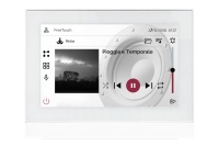 versione TOUCH del dispositivo multimediale audio, per integrazioni domotiche, amplificazione stereo, microfono, con sorgenti e streamer integrato