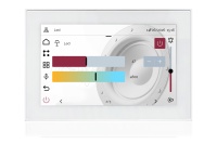 versione TOUCH del dispositivo multimediale audio, per integrazioni domotiche, amplificazione stereo, microfono, con sorgenti e streamer integrato