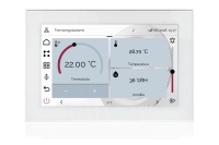 versione TOUCH del dispositivo multimediale audio, per integrazioni domotiche, amplificazione stereo, microfono, con sorgenti e streamer integrato