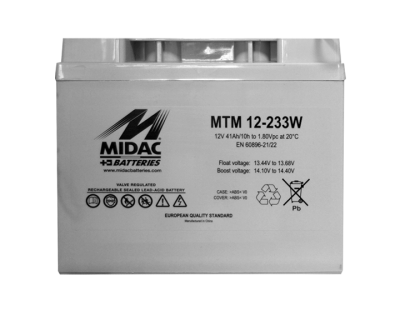 Vivaldi EN54 BATTERIA40AH