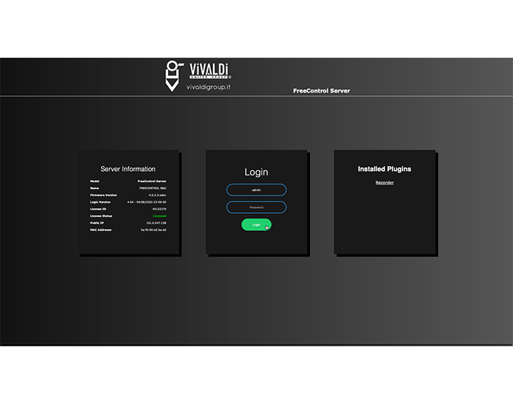 Vivaldi Giove FREECONTROL