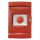 Emergency snap button on red box