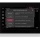 TOUCH version of audio multimedia device, for home automation integration, stereo amplifier, microphone, with integrated sources and player