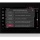 TOUCH version of audio multimedia device, for home automation integration, stereo amplifier, microphone, with integrated sources and player
