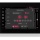 TOUCH version of audio multimedia device, for home automation integration, stereo amplifier, microphone, with integrated sources and player